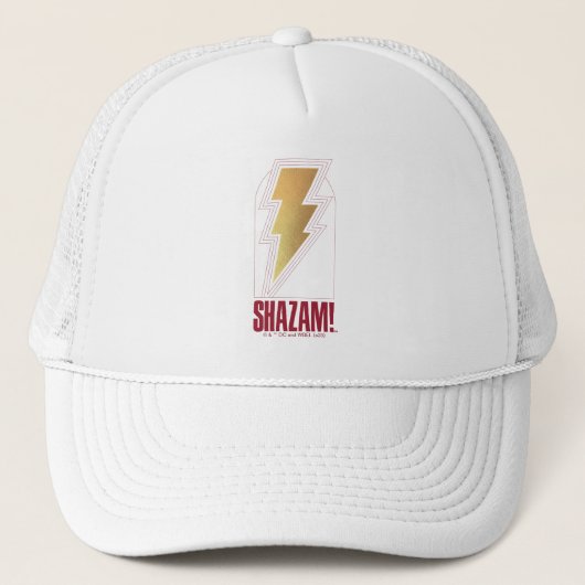 SHAZAM! Furie van de Goden | Lightning Bolt Badge Trucker Pet (Voorkant)