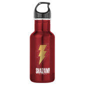 SHAZAM! Furie van de Goden | Lightning Bolt Badge Waterfles (Voorkant)