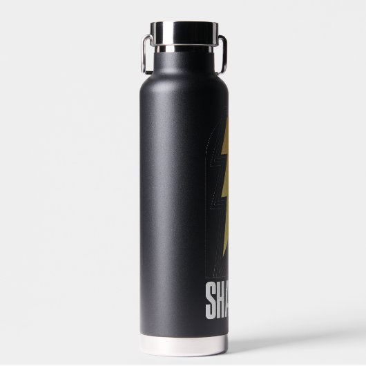 SHAZAM! Furie van de Goden | Lightning Bolt Badge Waterfles (Voorkant)