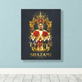 SHAZAM! Furie van de Goden |  Lijst SHAZAMily Canvas Afdruk (Insitu (Houten vloer))