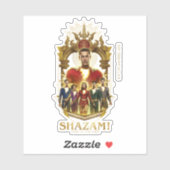 SHAZAM! Furie van de Goden | Lijst SHAZAMily Sticker (Vel)