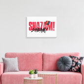 SHAZAM! Furie van de Goden | Logo regenboogbouten Canvas Afdruk (Insitu (Woonkamer))