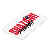 SHAZAM! Furie van de Goden | Logo regenboogbouten Magneet (Linkerzijde)