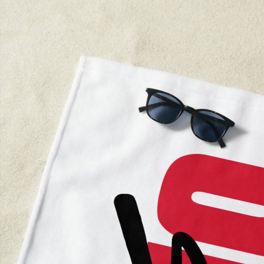 SHAZAM! Furie van de Goden | Logo regenboogbouten Strandlaken (In situ)