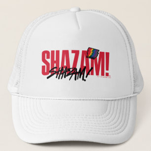 SHAZAM! Furie van de Goden   Logo regenboogbouten Trucker Pet