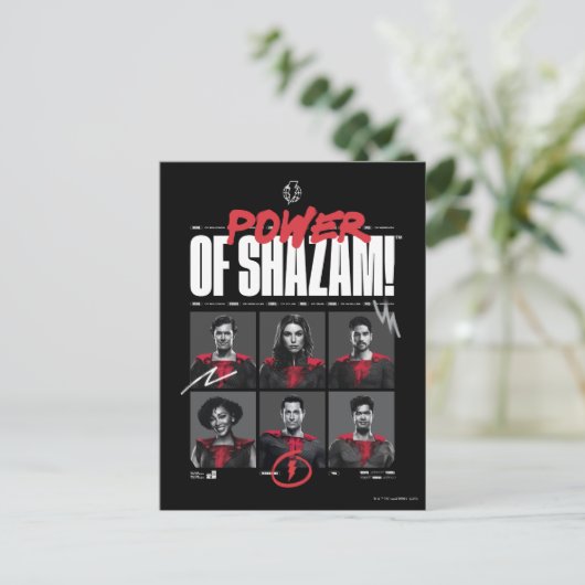 SHAZAM! Furie van de Goden | Macht van de groep SH Briefkaart (Staand voorkant)