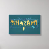 SHAZAM! Furie van de Goden | Mythische Logo Canvas Afdruk (Voorkant)