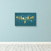 SHAZAM! Furie van de Goden | Mythische Logo Canvas Afdruk (Insitu (Houten vloer))