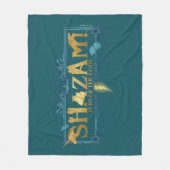 SHAZAM! Furie van de Goden | Mythische Logo Fleece Deken (Voorkant)