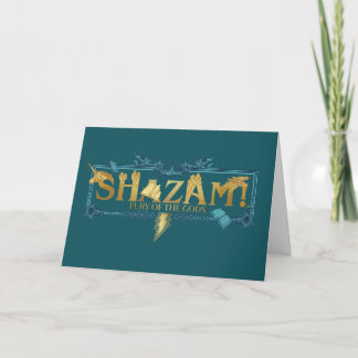 SHAZAM! Furie van de Goden | Mythische Logo Kaart