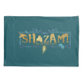 SHAZAM! Furie van de Goden | Mythische Logo Kussensloop (Achterkant)