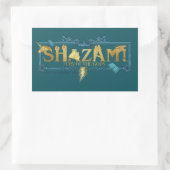 SHAZAM! Furie van de Goden | Mythische Logo Rechthoekige Sticker (Tas)