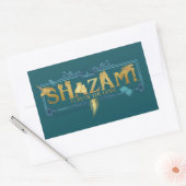 SHAZAM! Furie van de Goden | Mythische Logo Rechthoekige Sticker (Envelop)