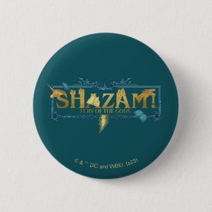 SHAZAM! Furie van de Goden Mythische Logo Ronde Button 5,7 Cm