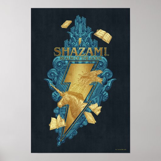 SHAZAM! Furie van de Goden | Omschrijving van de G Poster (Voorkant)