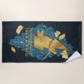 SHAZAM! Furie van de Goden | Omschrijving van de G Strandlaken (Voorkant)