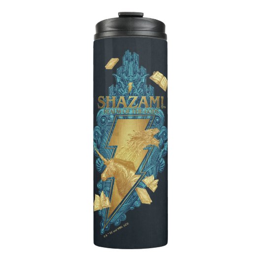 SHAZAM! Furie van de Goden | Omschrijving van de G Thermosbeker (Voorkant)