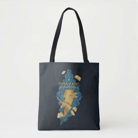SHAZAM! Furie van de Goden | Omschrijving van de G Tote Bag (Voorkant)