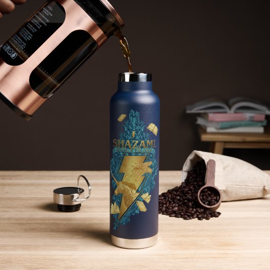 SHAZAM! Furie van de Goden | Omschrijving van de G Waterfles (Koffie)