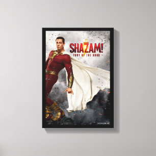 SHAZAM! Furie van de Goden   Poster Losse film oph Canvas Afdruk