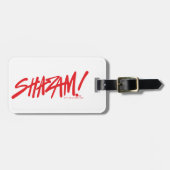 SHAZAM! Furie van de Goden | Rode Logo Bagagelabel (Voorkant horizontaal)
