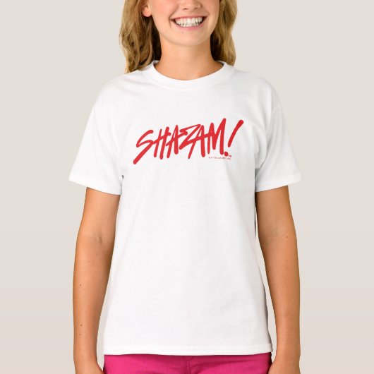 SHAZAM! Furie van de Goden | Rode Logo T-shirt (Voorkant)