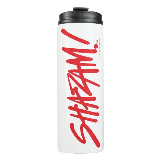 SHAZAM! Furie van de Goden | Rode Logo Thermosbeker (Voorkant)