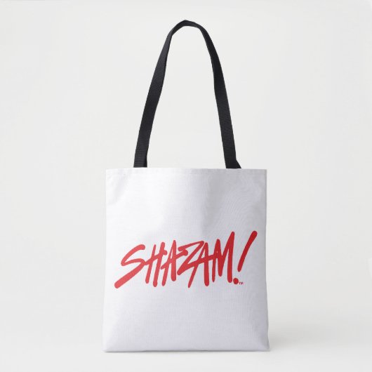 SHAZAM! Furie van de Goden | Rode Logo Tote Bag (Voorkant)
