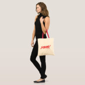 SHAZAM! Furie van de Goden | Rode Logo Tote Bag (Voorkant (model))