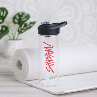 SHAZAM! Furie van de Goden | Rode Logo Waterfles