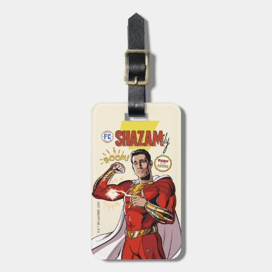 SHAZAM! Furie van de Goden | SHAZAMily Comic Hoesj Bagagelabel (Voorkant verticaal)