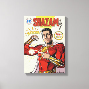 SHAZAM! Furie van de Goden   SHAZAMily Comic Hoesj Canvas Afdruk