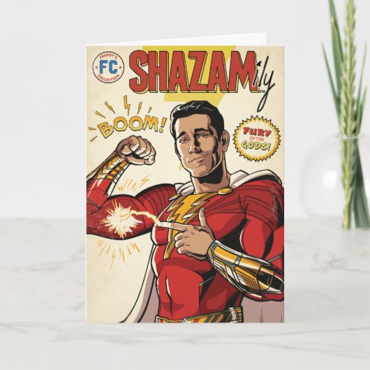SHAZAM! Furie van de Goden | SHAZAMily Comic Hoesj Kaart (Voorkant)