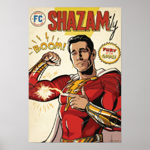 SHAZAM! Furie van de Goden   SHAZAMily Comic Hoesj Poster