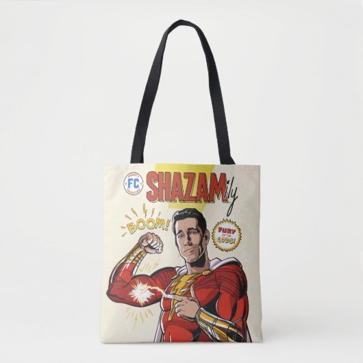 SHAZAM! Furie van de Goden | SHAZAMily Comic Hoesj Tote Bag (Voorkant)