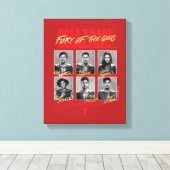 SHAZAM! Furie van de Goden | SHAZAMily Yearbook Canvas Afdruk (Insitu (Houten vloer))