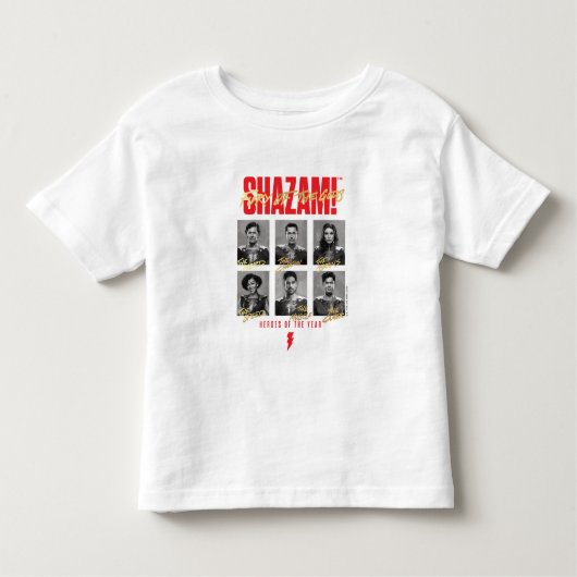 SHAZAM! Furie van de Goden | SHAZAMily Yearbook Kinder Shirts (Voorkant)