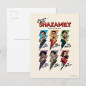 SHAZAM! Furie van de Goden | SLANZAMEolienbouten Briefkaart (Voorkant / Achterkant)