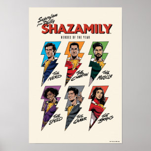 SHAZAM! Furie van de Goden   SLANZAMEolienbouten Poster