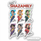 SHAZAM! Furie van de Goden | SLANZAMEolienbouten Sticker (Voorkant)