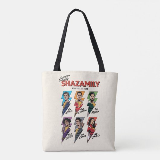 SHAZAM! Furie van de Goden | SLANZAMEolienbouten Tote Bag (Achterkant)