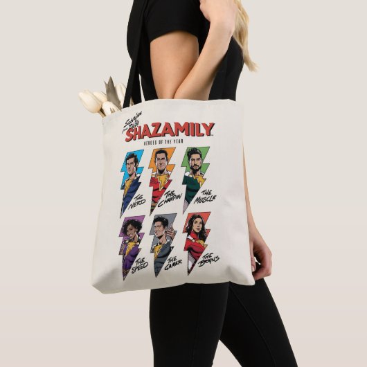 SHAZAM! Furie van de Goden | SLANZAMEolienbouten Tote Bag (Dichtbij)