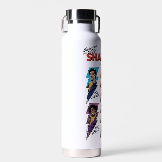 SHAZAM! Furie van de Goden | SLANZAMEolienbouten Waterfles (Voorkant)