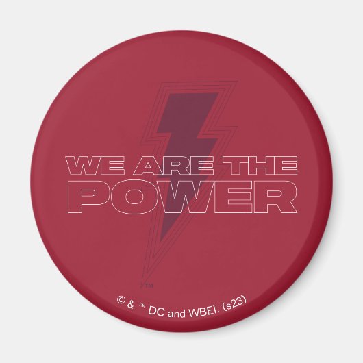 SHAZAM! Furie van de Goden | Wij zijn de macht Magneet (Voorkant)