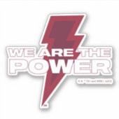 SHAZAM! Furie van de Goden | Wij zijn de macht Sticker (Voorkant)