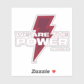 SHAZAM! Furie van de Goden | Wij zijn de macht Sticker (Vel)