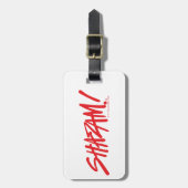 SHAZAM! Fury of the Gods | Rode Marker Logo Bagagelabel (Voorkant verticaal)
