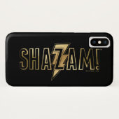SHAZAM! | Goud Logo Case-Mate iPhone Case (Achterkant (horizontaal))