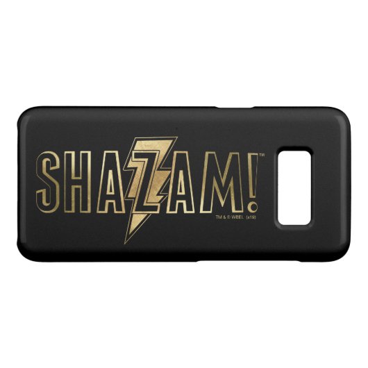 SHAZAM! | Goud Logo Case-Mate Samsung Galaxy Hoesje (Achterkant (Horizontaal))