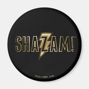 SHAZAM! Goud Logo Magneet